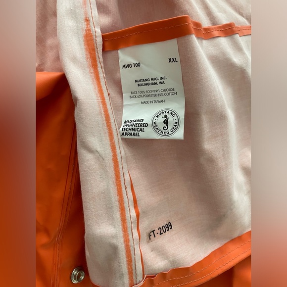 Mustang Survival weather gear rain offshore fishing gear waterproof size XXL ~ - Picture 3 of 15